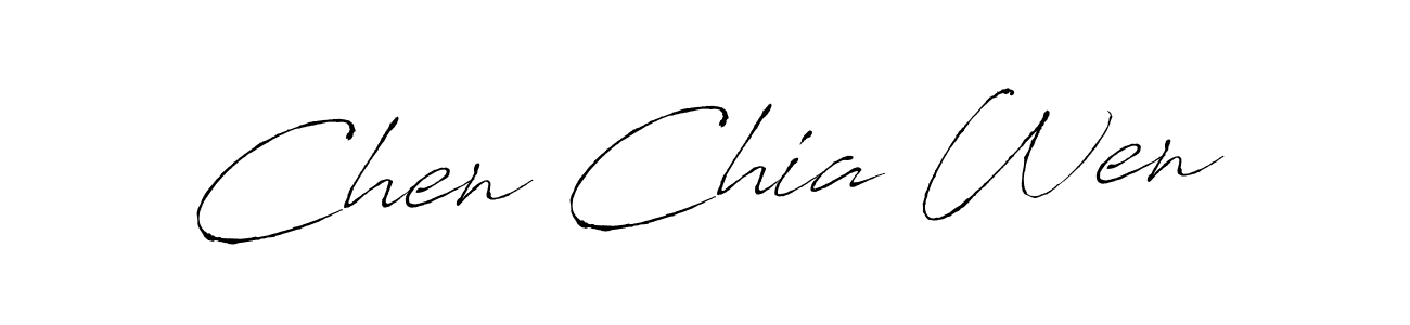 Chen Chia Wen stylish signature style. Best Handwritten Sign (Antro_Vectra) for my name. Handwritten Signature Collection Ideas for my name Chen Chia Wen. Chen Chia Wen signature style 6 images and pictures png