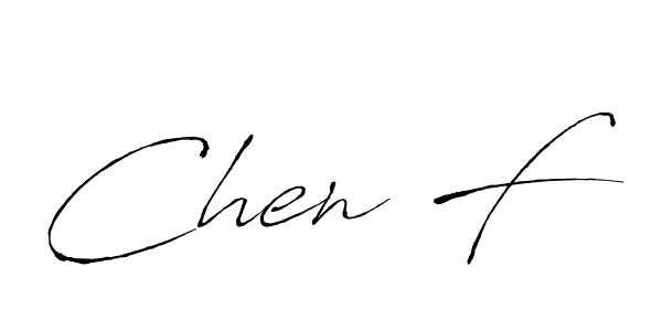 How to make Chen F name signature. Use Antro_Vectra style for creating short signs online. This is the latest handwritten sign. Chen F signature style 6 images and pictures png