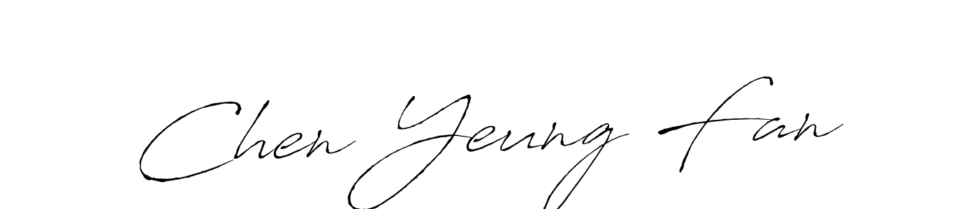 You should practise on your own different ways (Antro_Vectra) to write your name (Chen Yeung Fan) in signature. don't let someone else do it for you. Chen Yeung Fan signature style 6 images and pictures png