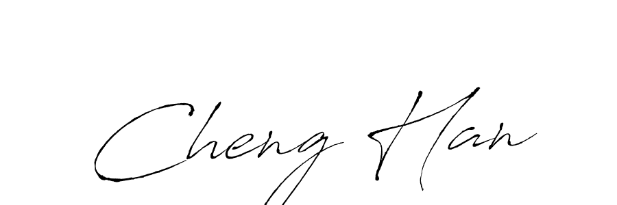 Make a beautiful signature design for name Cheng Han. With this signature (Antro_Vectra) style, you can create a handwritten signature for free. Cheng Han signature style 6 images and pictures png