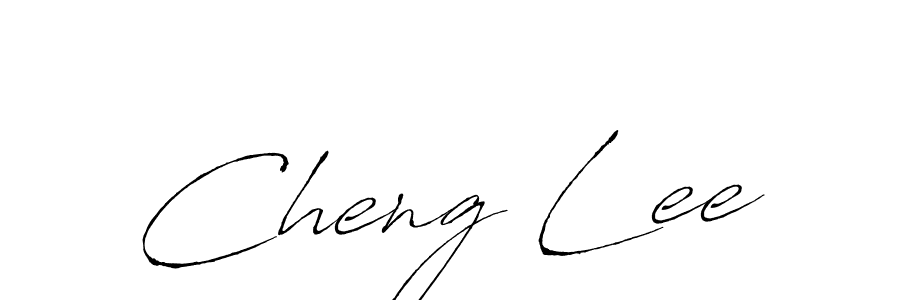 Create a beautiful signature design for name Cheng Lee. With this signature (Antro_Vectra) fonts, you can make a handwritten signature for free. Cheng Lee signature style 6 images and pictures png