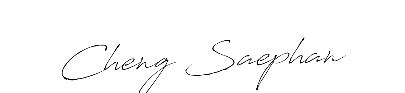 Create a beautiful signature design for name Cheng Saephan. With this signature (Antro_Vectra) fonts, you can make a handwritten signature for free. Cheng Saephan signature style 6 images and pictures png