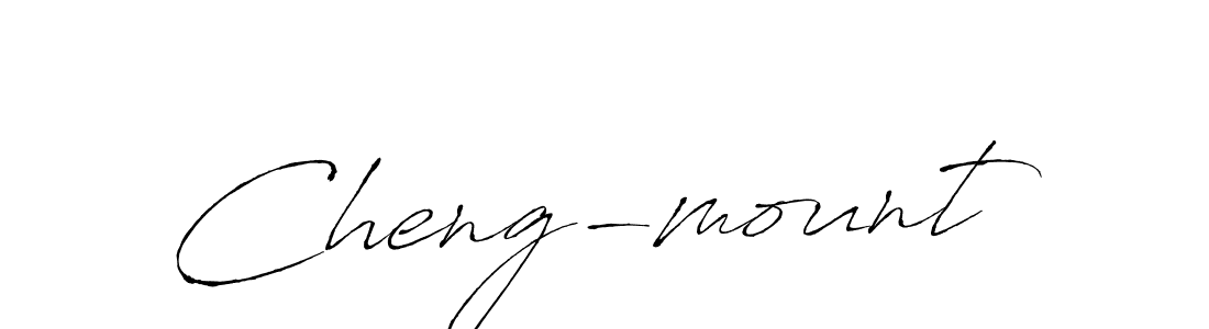 How to make Cheng-mount signature? Antro_Vectra is a professional autograph style. Create handwritten signature for Cheng-mount name. Cheng-mount signature style 6 images and pictures png