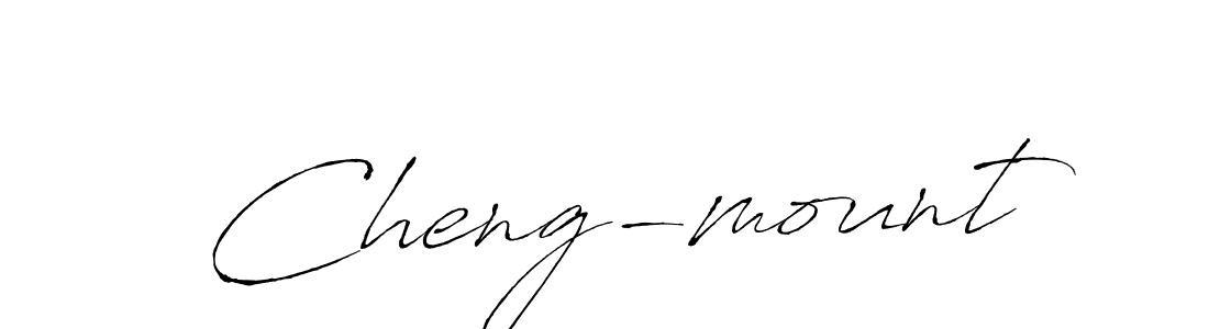 How to make Cheng-mount signature? Antro_Vectra is a professional autograph style. Create handwritten signature for Cheng-mount name. Cheng-mount signature style 6 images and pictures png