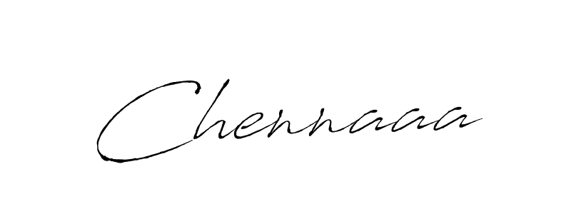 How to make Chennaaa signature? Antro_Vectra is a professional autograph style. Create handwritten signature for Chennaaa name. Chennaaa signature style 6 images and pictures png