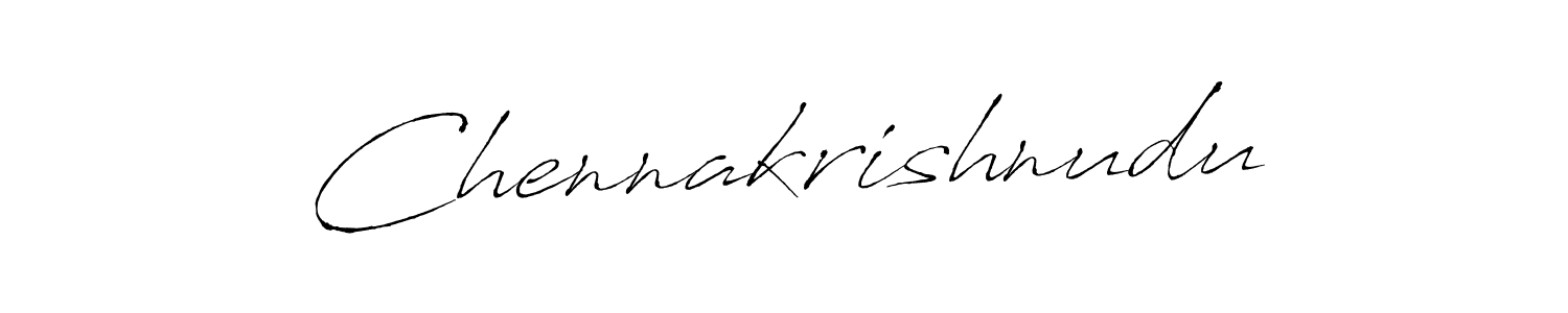 Make a beautiful signature design for name Chennakrishnudu. With this signature (Antro_Vectra) style, you can create a handwritten signature for free. Chennakrishnudu signature style 6 images and pictures png