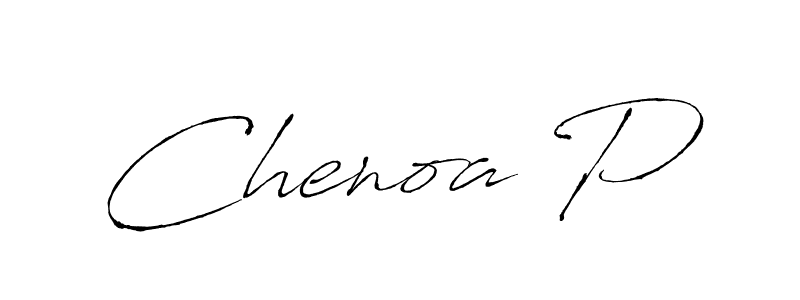 Make a beautiful signature design for name Chenoa P. With this signature (Antro_Vectra) style, you can create a handwritten signature for free. Chenoa P signature style 6 images and pictures png