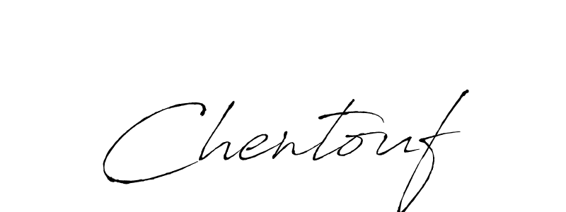 Create a beautiful signature design for name Chentouf. With this signature (Antro_Vectra) fonts, you can make a handwritten signature for free. Chentouf signature style 6 images and pictures png