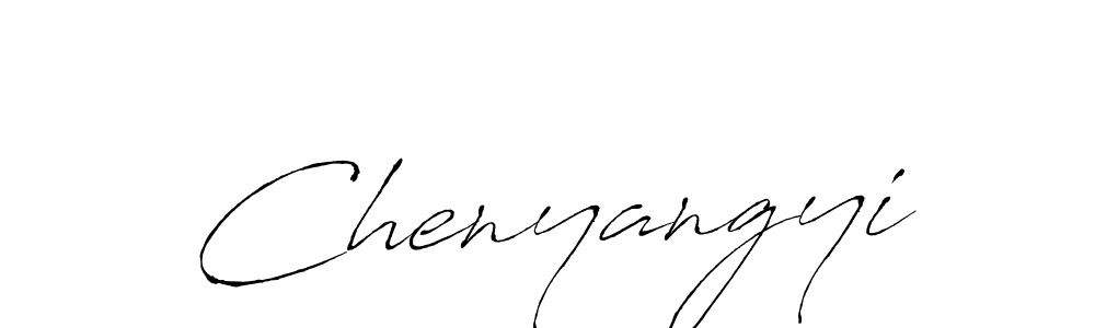 Make a beautiful signature design for name Chenyangyi. With this signature (Antro_Vectra) style, you can create a handwritten signature for free. Chenyangyi signature style 6 images and pictures png