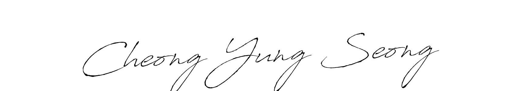 Use a signature maker to create a handwritten signature online. With this signature software, you can design (Antro_Vectra) your own signature for name Cheong Yung Seong. Cheong Yung Seong signature style 6 images and pictures png