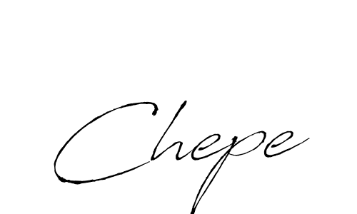 Create a beautiful signature design for name Chepe. With this signature (Antro_Vectra) fonts, you can make a handwritten signature for free. Chepe signature style 6 images and pictures png