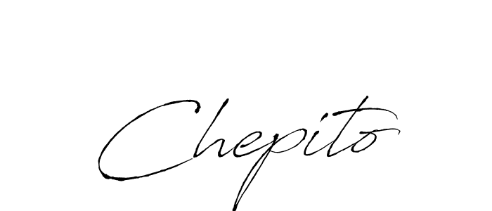 Use a signature maker to create a handwritten signature online. With this signature software, you can design (Antro_Vectra) your own signature for name Chepito. Chepito signature style 6 images and pictures png