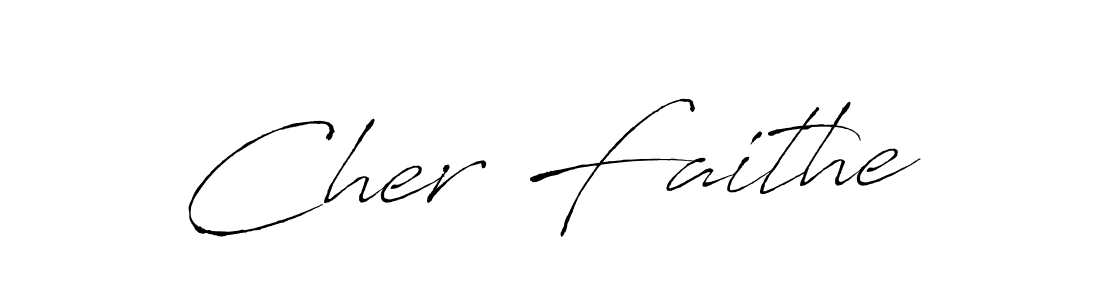 How to make Cher Faithe signature? Antro_Vectra is a professional autograph style. Create handwritten signature for Cher Faithe name. Cher Faithe signature style 6 images and pictures png