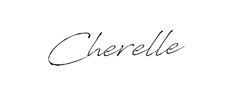 Use a signature maker to create a handwritten signature online. With this signature software, you can design (Antro_Vectra) your own signature for name Cherelle. Cherelle signature style 6 images and pictures png