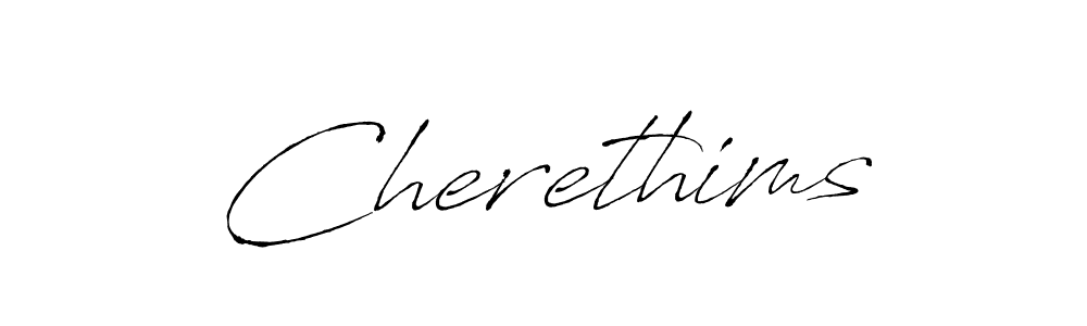 Also You can easily find your signature by using the search form. We will create Cherethims name handwritten signature images for you free of cost using Antro_Vectra sign style. Cherethims signature style 6 images and pictures png