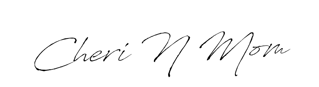 Use a signature maker to create a handwritten signature online. With this signature software, you can design (Antro_Vectra) your own signature for name Cheri N Mom. Cheri N Mom signature style 6 images and pictures png