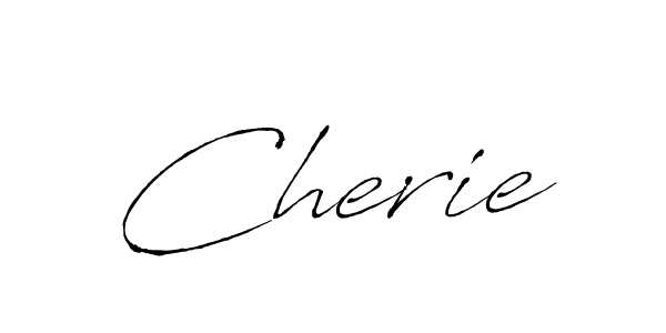 Create a beautiful signature design for name Cherie. With this signature (Antro_Vectra) fonts, you can make a handwritten signature for free. Cherie signature style 6 images and pictures png