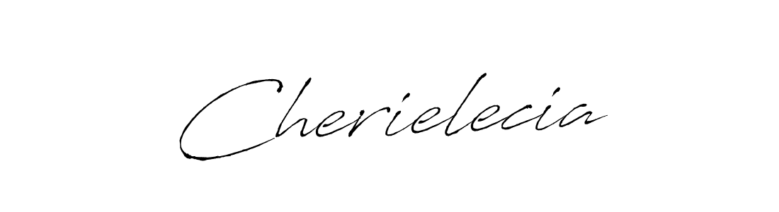 Use a signature maker to create a handwritten signature online. With this signature software, you can design (Antro_Vectra) your own signature for name Cherielecia. Cherielecia signature style 6 images and pictures png