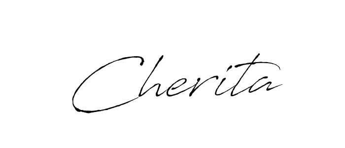 Similarly Antro_Vectra is the best handwritten signature design. Signature creator online .You can use it as an online autograph creator for name Cherita. Cherita signature style 6 images and pictures png