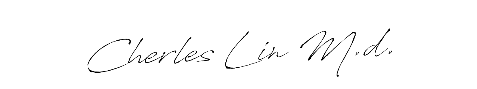 How to Draw Cherles Lin M.d. signature style? Antro_Vectra is a latest design signature styles for name Cherles Lin M.d.. Cherles Lin M.d. signature style 6 images and pictures png