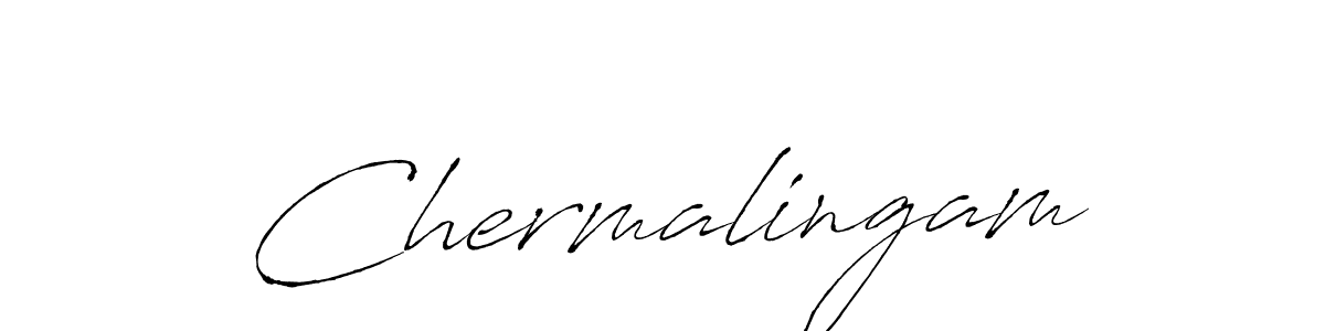 Use a signature maker to create a handwritten signature online. With this signature software, you can design (Antro_Vectra) your own signature for name Chermalingam. Chermalingam signature style 6 images and pictures png