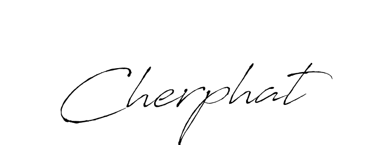 Also we have Cherphat name is the best signature style. Create professional handwritten signature collection using Antro_Vectra autograph style. Cherphat signature style 6 images and pictures png