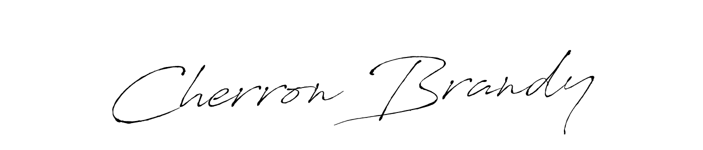How to make Cherron Brandy signature? Antro_Vectra is a professional autograph style. Create handwritten signature for Cherron Brandy name. Cherron Brandy signature style 6 images and pictures png