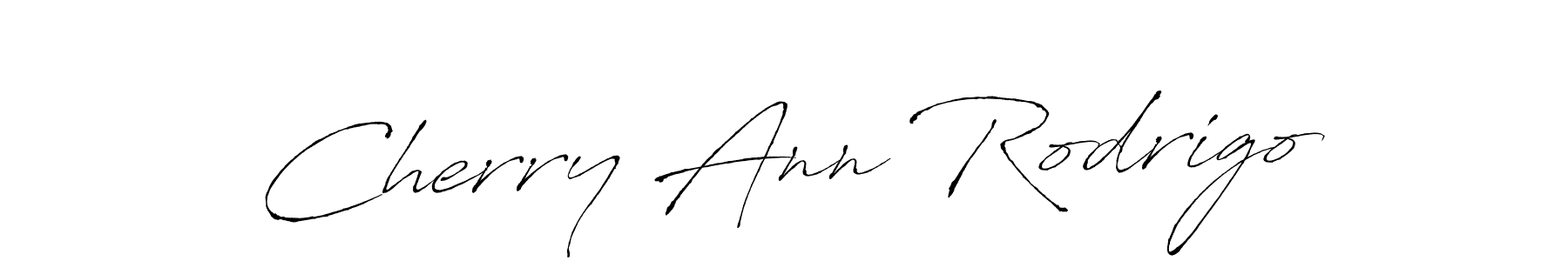 Make a beautiful signature design for name Cherry Ann Rodrigo. With this signature (Antro_Vectra) style, you can create a handwritten signature for free. Cherry Ann Rodrigo signature style 6 images and pictures png