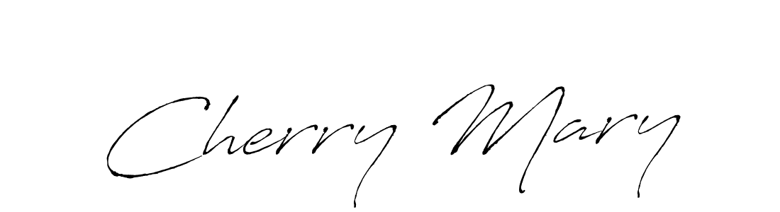 Design your own signature with our free online signature maker. With this signature software, you can create a handwritten (Antro_Vectra) signature for name Cherry Mary. Cherry Mary signature style 6 images and pictures png