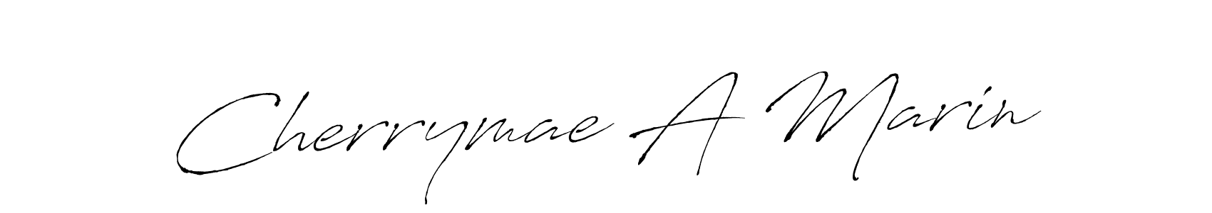 It looks lik you need a new signature style for name Cherrymae A Marin. Design unique handwritten (Antro_Vectra) signature with our free signature maker in just a few clicks. Cherrymae A Marin signature style 6 images and pictures png