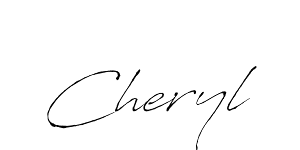 Design your own signature with our free online signature maker. With this signature software, you can create a handwritten (Antro_Vectra) signature for name Cheryl. Cheryl signature style 6 images and pictures png