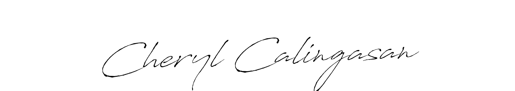 How to make Cheryl Calingasan name signature. Use Antro_Vectra style for creating short signs online. This is the latest handwritten sign. Cheryl Calingasan signature style 6 images and pictures png