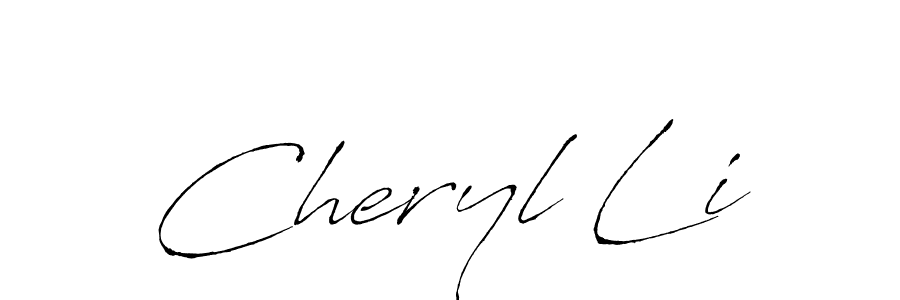 Create a beautiful signature design for name Cheryl Li. With this signature (Antro_Vectra) fonts, you can make a handwritten signature for free. Cheryl Li signature style 6 images and pictures png