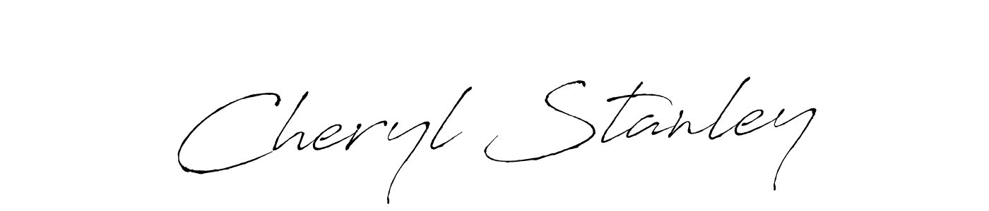 Design your own signature with our free online signature maker. With this signature software, you can create a handwritten (Antro_Vectra) signature for name Cheryl Stanley. Cheryl Stanley signature style 6 images and pictures png