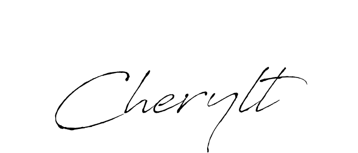 Design your own signature with our free online signature maker. With this signature software, you can create a handwritten (Antro_Vectra) signature for name Cherylt. Cherylt signature style 6 images and pictures png