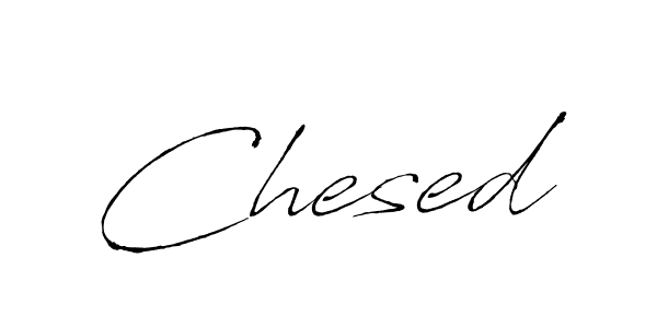 How to make Chesed name signature. Use Antro_Vectra style for creating short signs online. This is the latest handwritten sign. Chesed signature style 6 images and pictures png