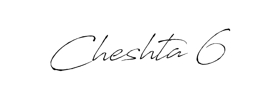 Make a beautiful signature design for name Cheshta 6. Use this online signature maker to create a handwritten signature for free. Cheshta 6 signature style 6 images and pictures png