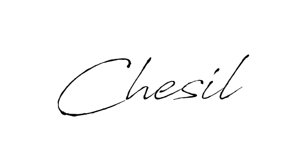 Design your own signature with our free online signature maker. With this signature software, you can create a handwritten (Antro_Vectra) signature for name Chesil. Chesil signature style 6 images and pictures png