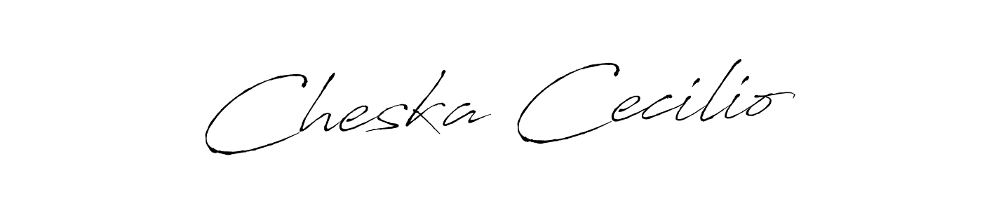 You should practise on your own different ways (Antro_Vectra) to write your name (Cheska Cecilio) in signature. don't let someone else do it for you. Cheska Cecilio signature style 6 images and pictures png