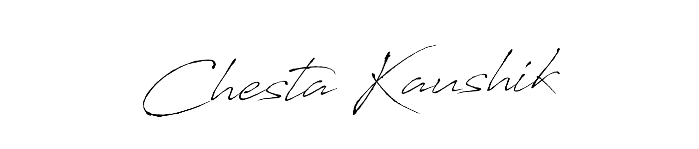 Make a short Chesta Kaushik signature style. Manage your documents anywhere anytime using Antro_Vectra. Create and add eSignatures, submit forms, share and send files easily. Chesta Kaushik signature style 6 images and pictures png