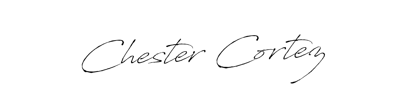 Antro_Vectra is a professional signature style that is perfect for those who want to add a touch of class to their signature. It is also a great choice for those who want to make their signature more unique. Get Chester Cortez name to fancy signature for free. Chester Cortez signature style 6 images and pictures png