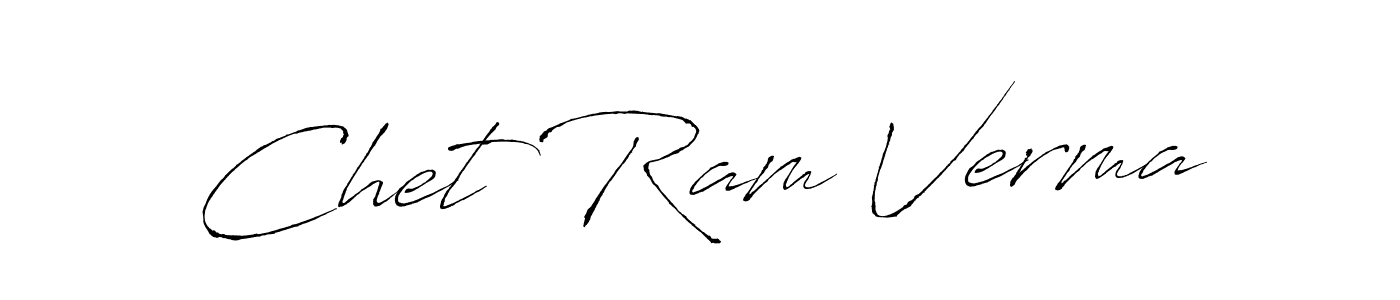 You should practise on your own different ways (Antro_Vectra) to write your name (Chet Ram Verma) in signature. don't let someone else do it for you. Chet Ram Verma signature style 6 images and pictures png