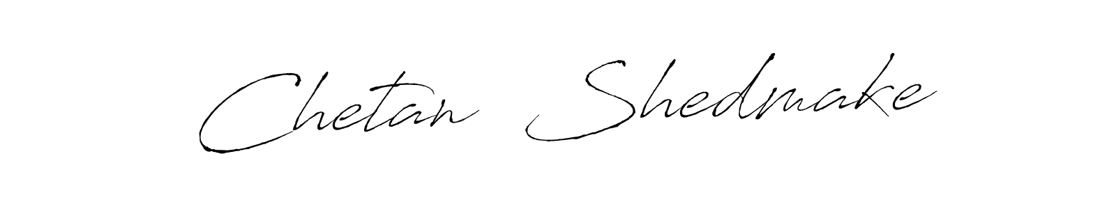 Antro_Vectra is a professional signature style that is perfect for those who want to add a touch of class to their signature. It is also a great choice for those who want to make their signature more unique. Get Chetan  Shedmake name to fancy signature for free. Chetan  Shedmake signature style 6 images and pictures png