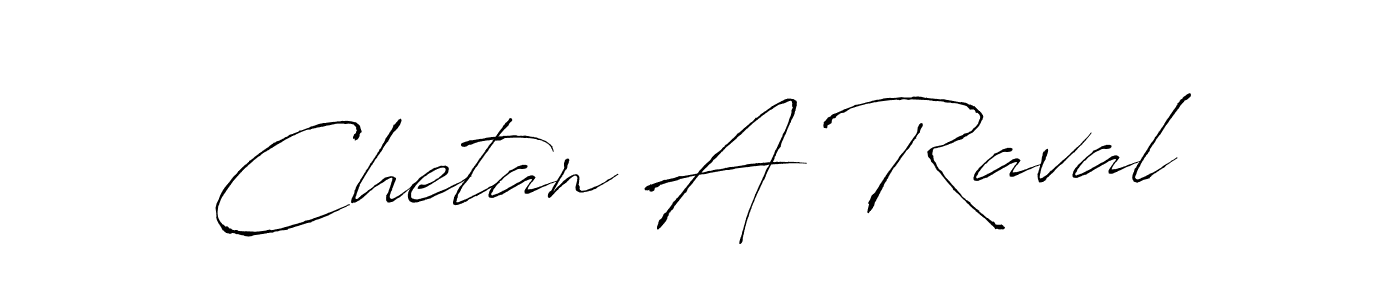 Make a beautiful signature design for name Chetan A Raval. With this signature (Antro_Vectra) style, you can create a handwritten signature for free. Chetan A Raval signature style 6 images and pictures png