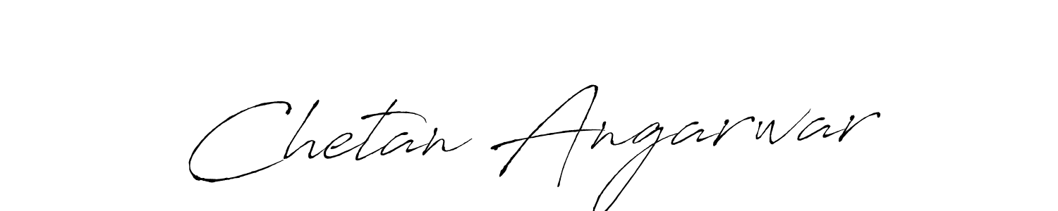 Chetan Angarwar stylish signature style. Best Handwritten Sign (Antro_Vectra) for my name. Handwritten Signature Collection Ideas for my name Chetan Angarwar. Chetan Angarwar signature style 6 images and pictures png