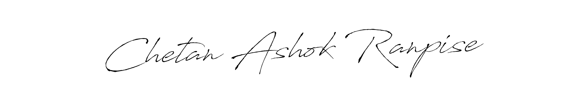 Also we have Chetan Ashok Ranpise name is the best signature style. Create professional handwritten signature collection using Antro_Vectra autograph style. Chetan Ashok Ranpise signature style 6 images and pictures png