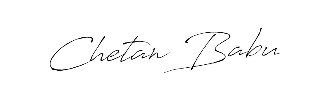 Design your own signature with our free online signature maker. With this signature software, you can create a handwritten (Antro_Vectra) signature for name Chetan Babu. Chetan Babu signature style 6 images and pictures png
