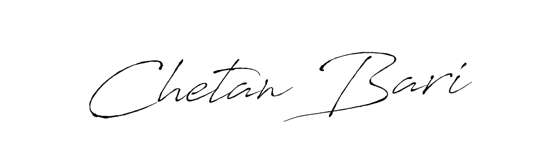 How to make Chetan Bari name signature. Use Antro_Vectra style for creating short signs online. This is the latest handwritten sign. Chetan Bari signature style 6 images and pictures png