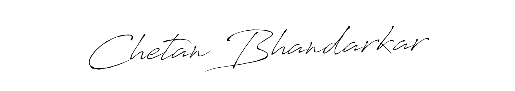 Create a beautiful signature design for name Chetan Bhandarkar. With this signature (Antro_Vectra) fonts, you can make a handwritten signature for free. Chetan Bhandarkar signature style 6 images and pictures png