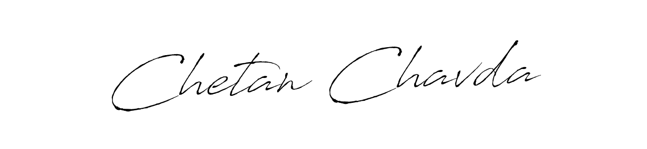 How to make Chetan Chavda signature? Antro_Vectra is a professional autograph style. Create handwritten signature for Chetan Chavda name. Chetan Chavda signature style 6 images and pictures png